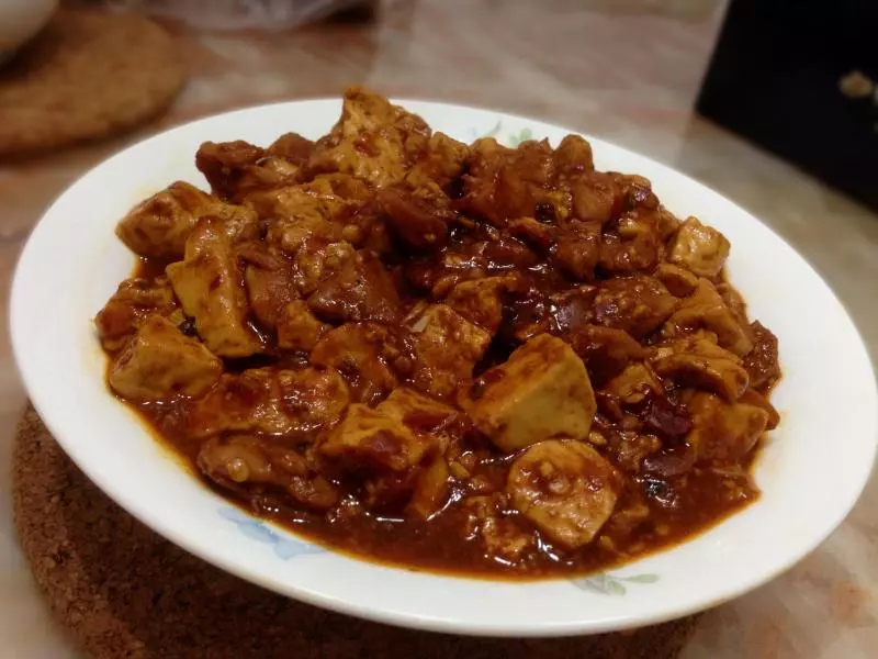 麻婆豆腐雞