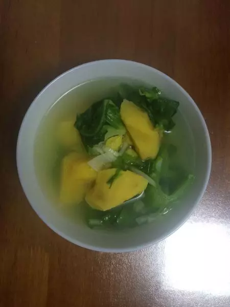 地瓜芥菜湯