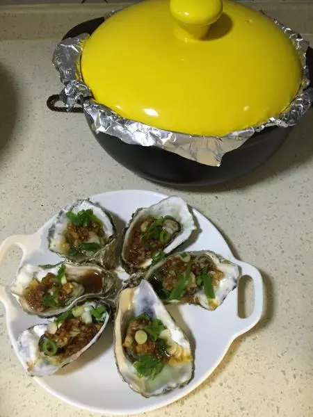 砂锅烤海蛎