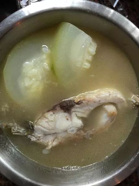 毛瓜仔（节瓜）鲮鱼汤