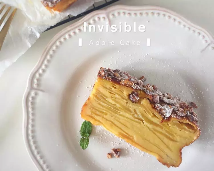 隐形苹果蛋糕 Invisible Apple Cake（火遍全球的网红隐形千层）