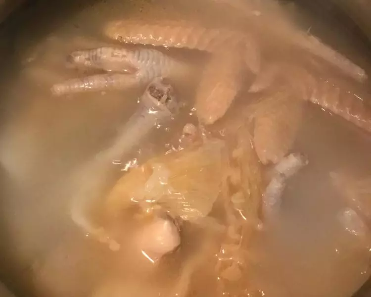 魚翅花膠煲雞湯