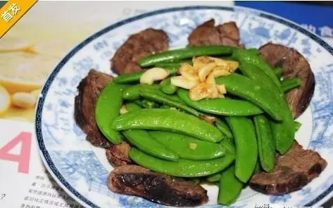 牛肉炒甜豆