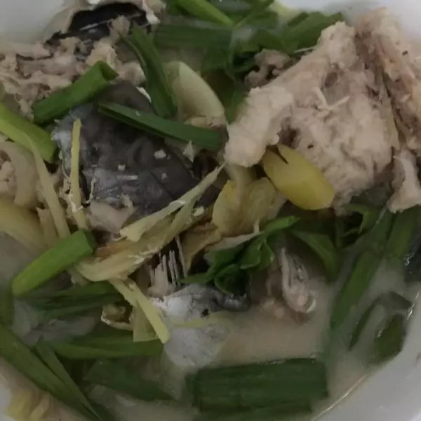 苦瓜鹹菜燜麻魚頭