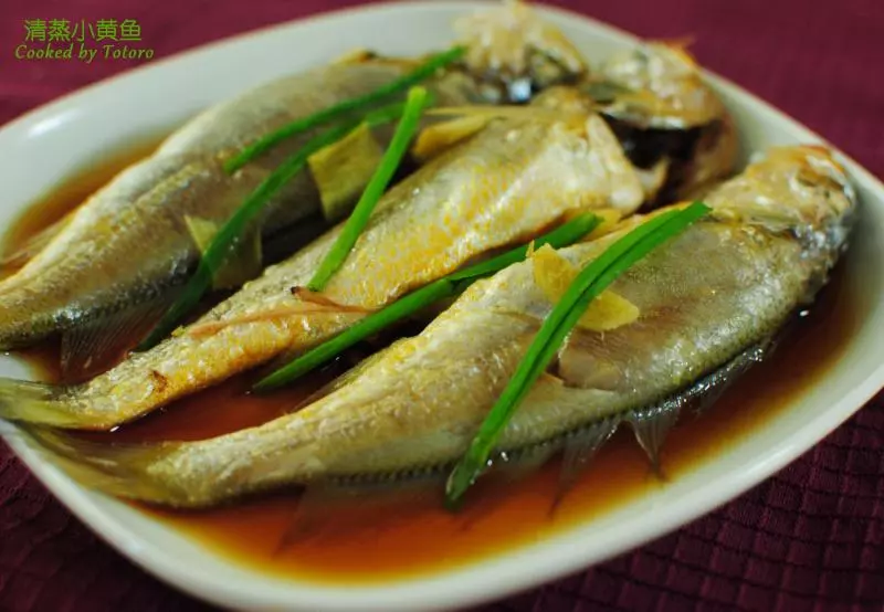 清蒸小黃魚(無油快速版)
