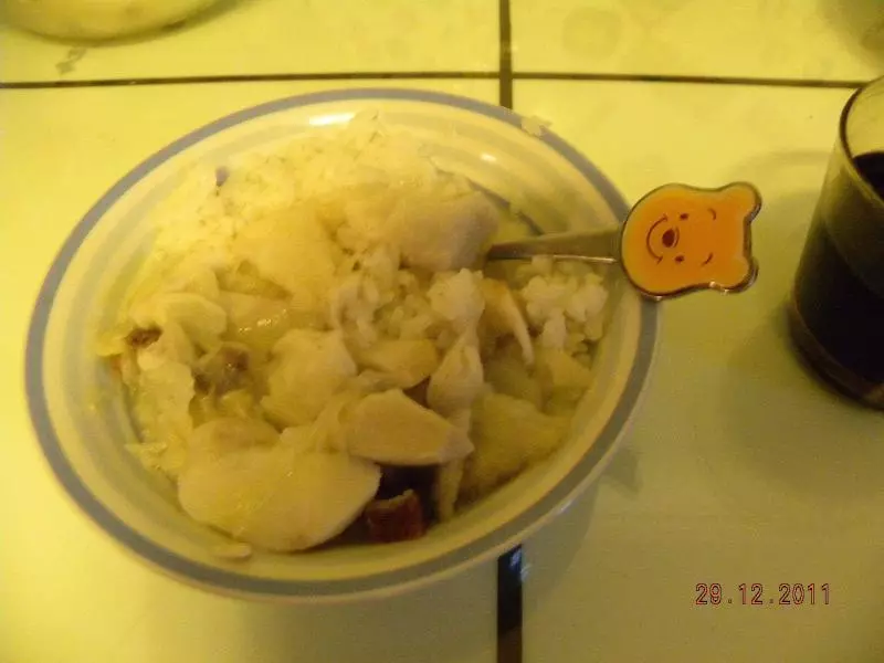 白菜芋頭燉臘腸