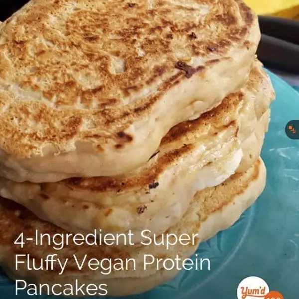 鬆軟vegan蛋白鬆餅