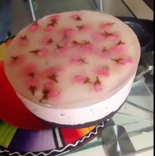 樱花冻芝士蛋糕