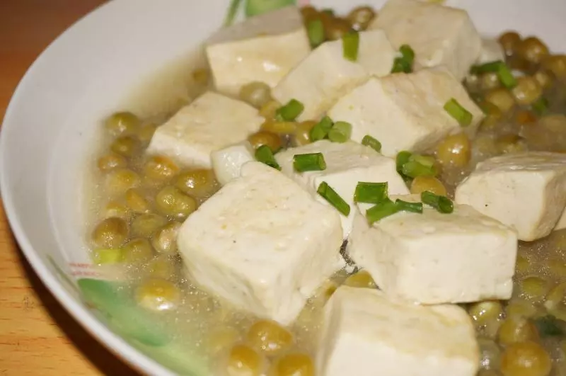 豌豆燒豆腐
