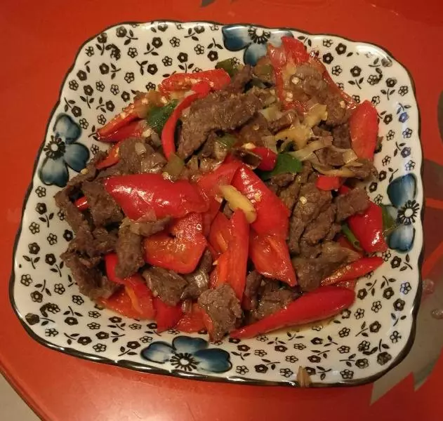 小炒黄牛肉