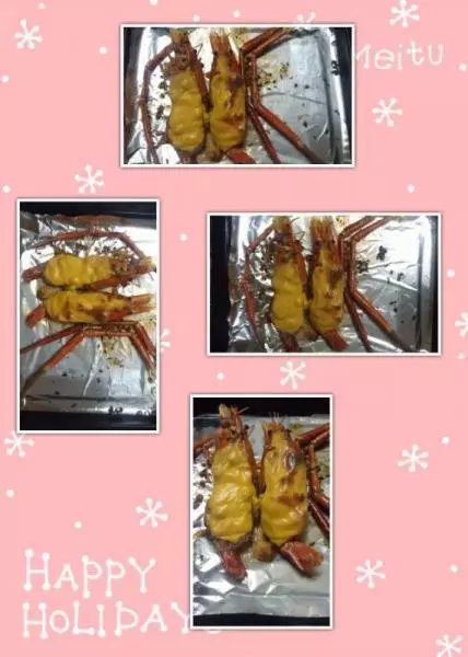 芝士洋蔥蒜蓉焗大頭蝦