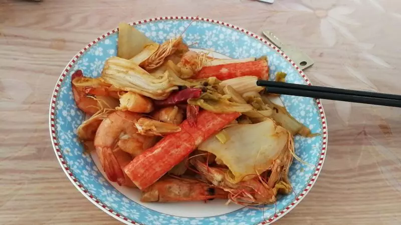 大虾白菜