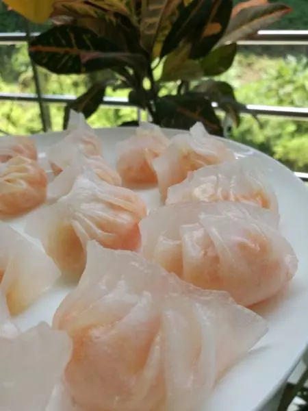 鲜虾水晶饺