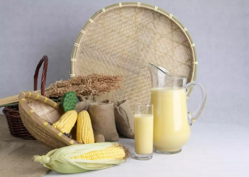 玉米汁製作流程，鮮谷坊鮮榨半成品原料，輕鬆製作玉米汁