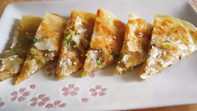 饺子皮版油酥饼
