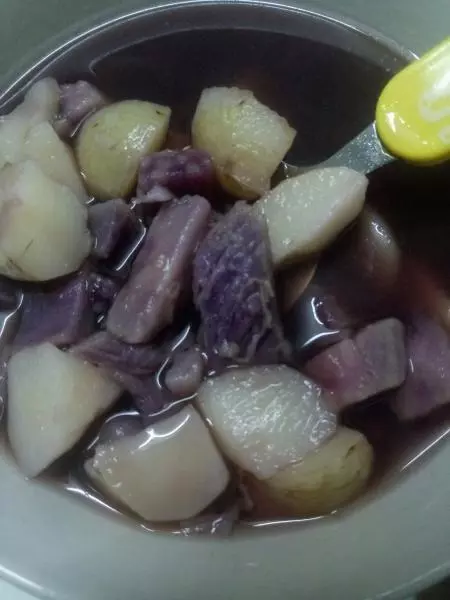 紫薯马蹄糖水