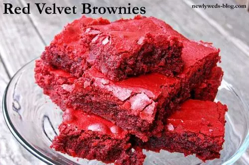 Red Velvet Brownies红丝绒布朗尼（可可粉版）