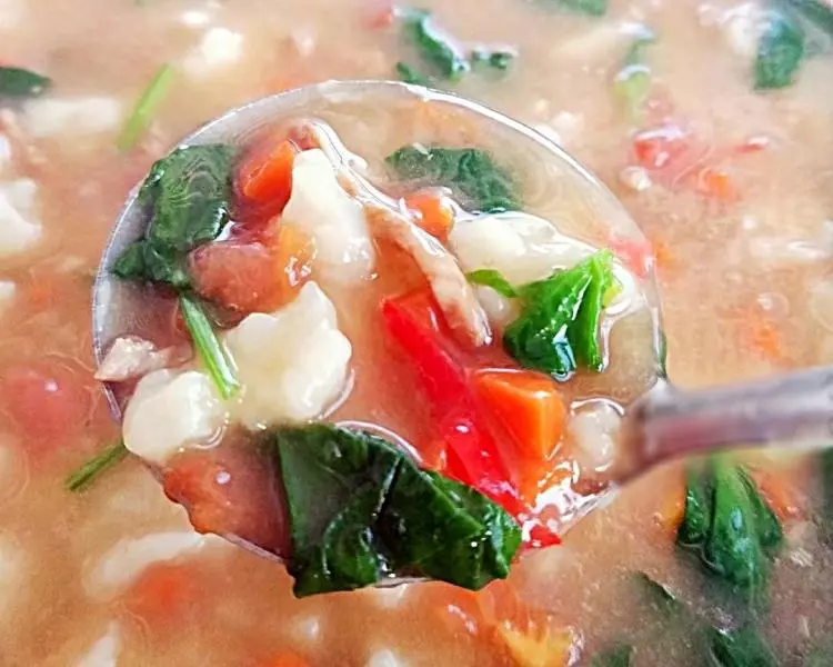 西红柿肉丝疙瘩汤