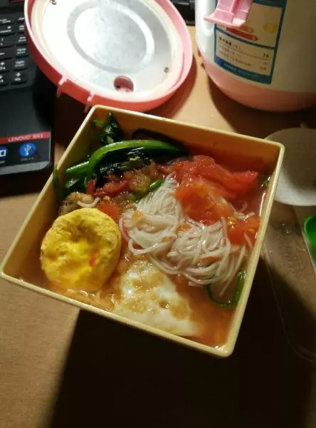 番茄荷包蛋面(电饭锅版)