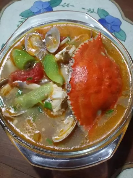 海鲜杂蔬汤