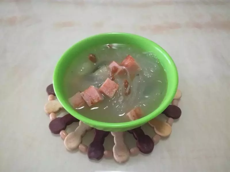 冬瓜海米粉丝汤
