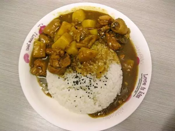 咖喱雞腿飯