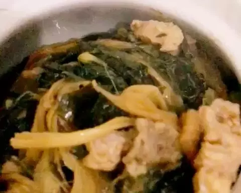 菜乾龍骨湯