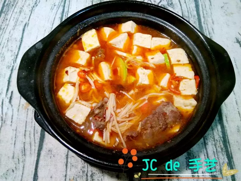 韩式金针菇肥牛汤