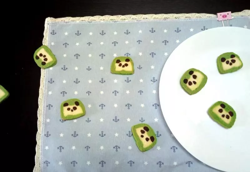 抹茶熊猫曲奇MATCHA PANDA COOKIES