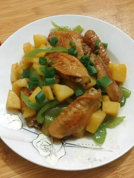 土豆青椒鸡翅