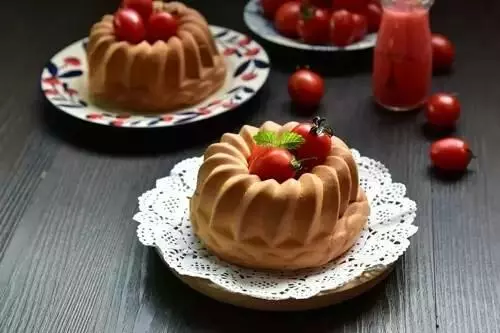 番茄戚風蛋糕