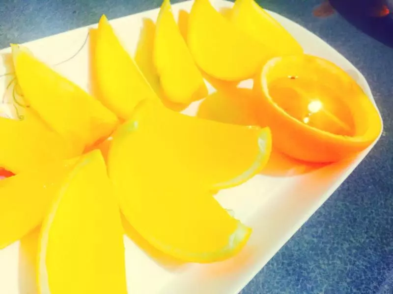 香橙果冻+小橘灯（创意手工）