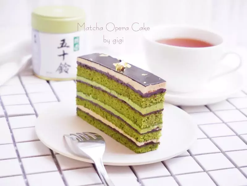 抹茶歌剧院蛋糕Matcha Opera Cake