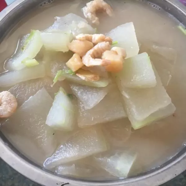 冬瓜鲜贝海米汤