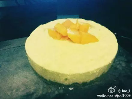 芒果芝士蛋糕 （免烤版）