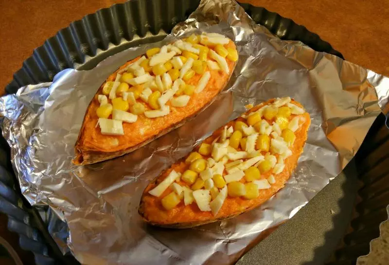 芝士玉米焗红薯