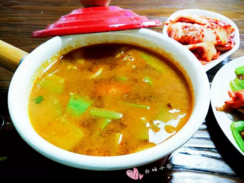让人干锅底儿的韩式大酱汤?