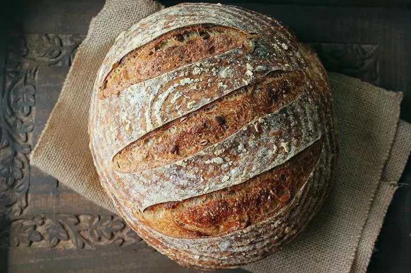 【Tartine Bread】天然酵種玉米南瓜籽鄉村歐包