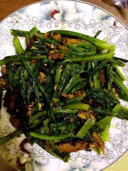 豆豉鯪魚油麥菜