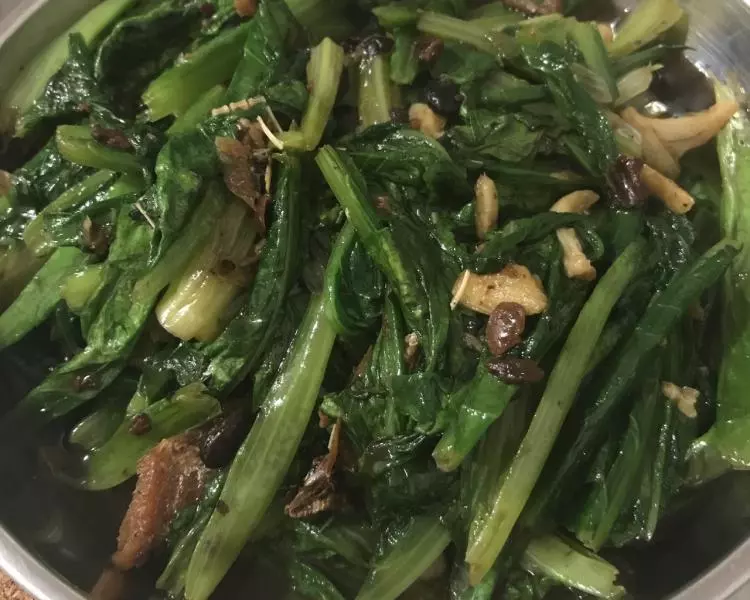 豆豉鲮鱼油麦菜