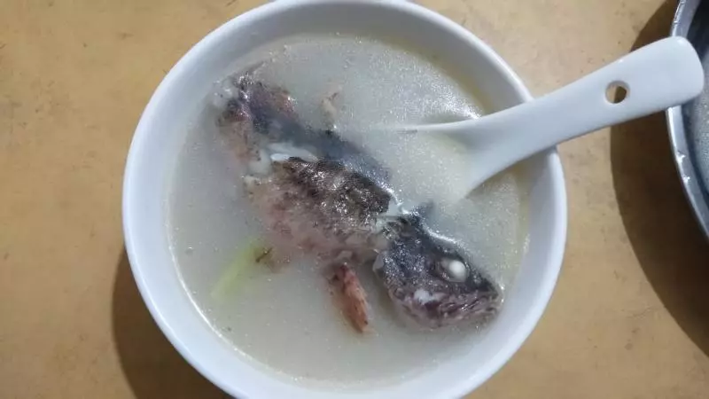 野生小红斑鱼汤