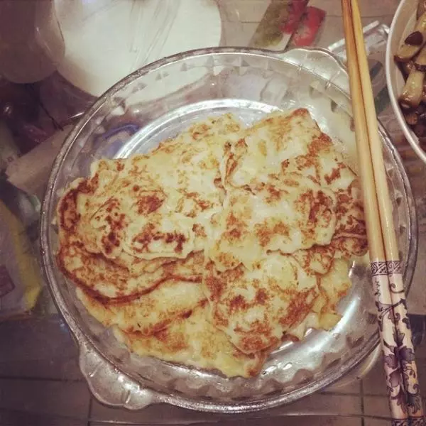 香煎土豆糯米饼