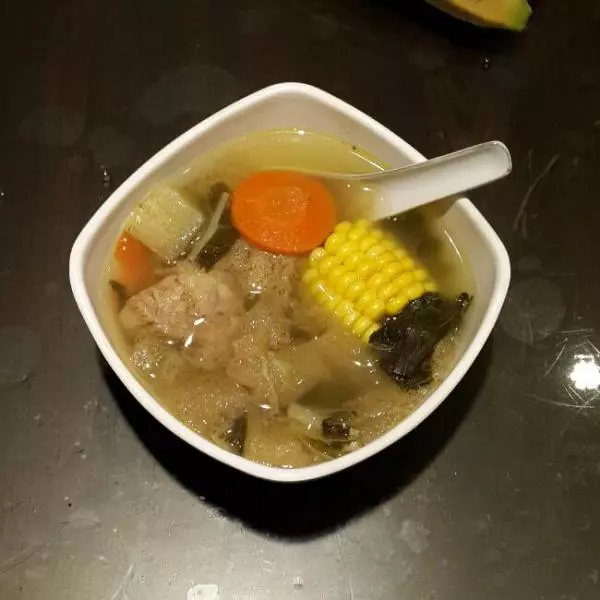 杂菜扇骨汤