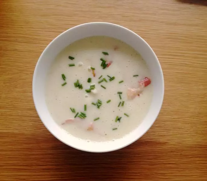 熏鳕鱼土豆汤smoked haddock &amp; potato soup