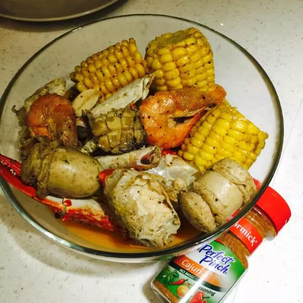 the boiling crab 路易斯安那州煮海鲜