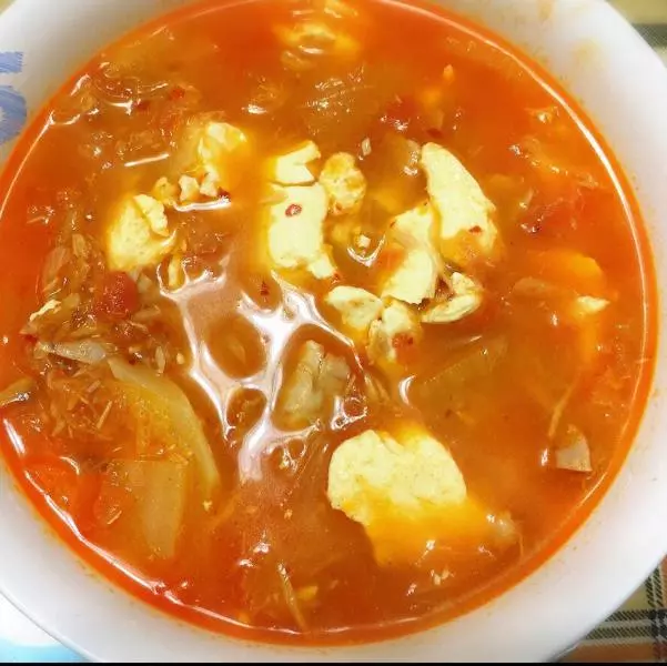 韓式金槍魚泡菜湯