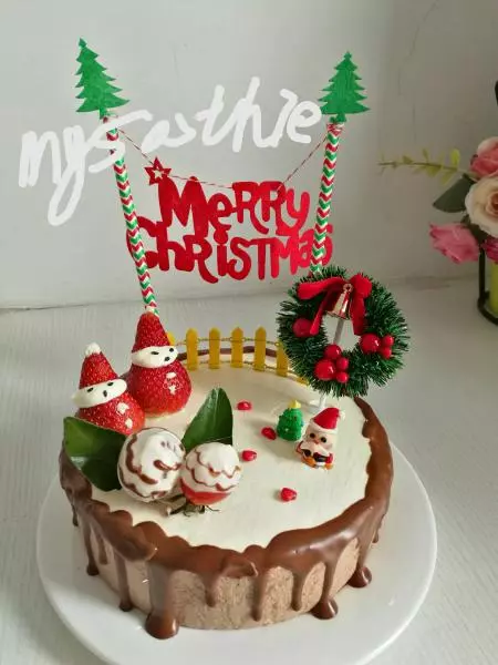 聖誕巧克力慕斯蛋糕