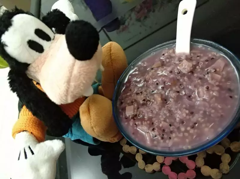 藜麥紫薯粥