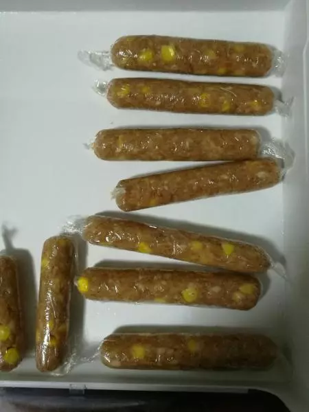 自製玉米火腿腸