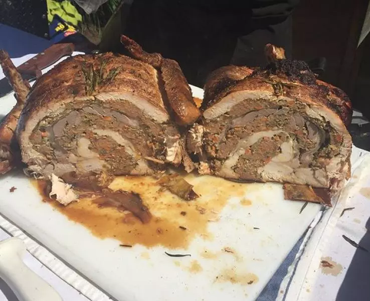 【感恩節】Turducken 特大啃（附整雞脫骨法）